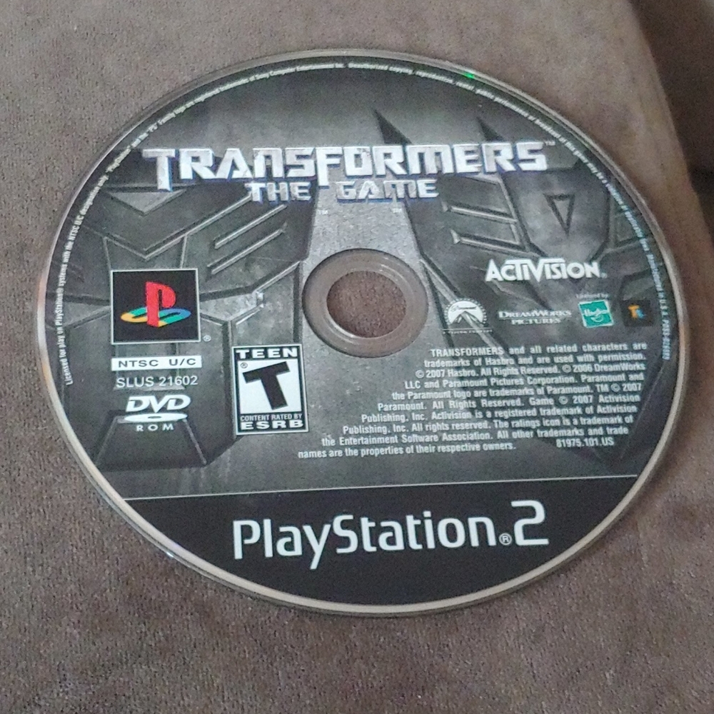 PlayStation 2 Transformers the game